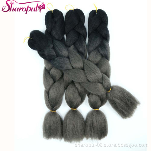 factory supplying Japanese synthetic fiber jumbo braid hair, braid hair with various colors